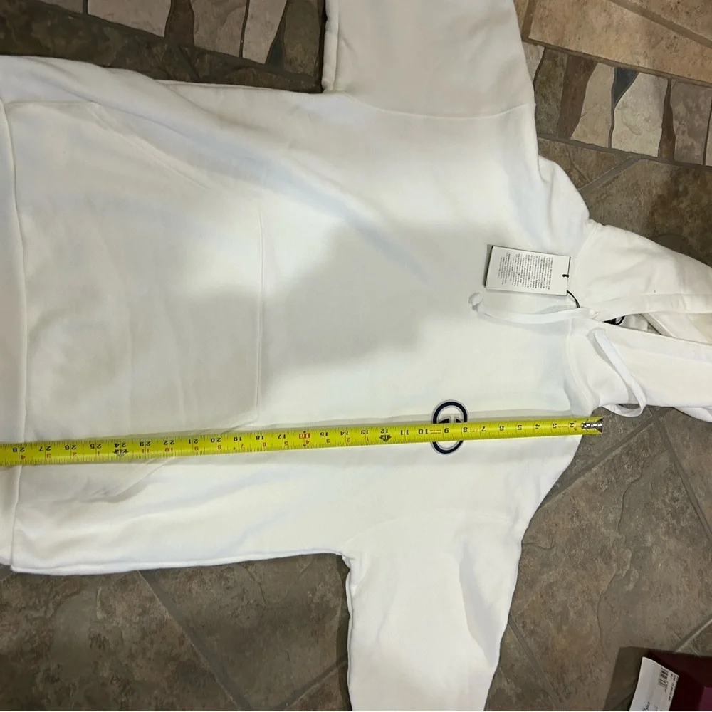 Men's Gucci interlocking G logo, oversized cotton hoodie size small fits large